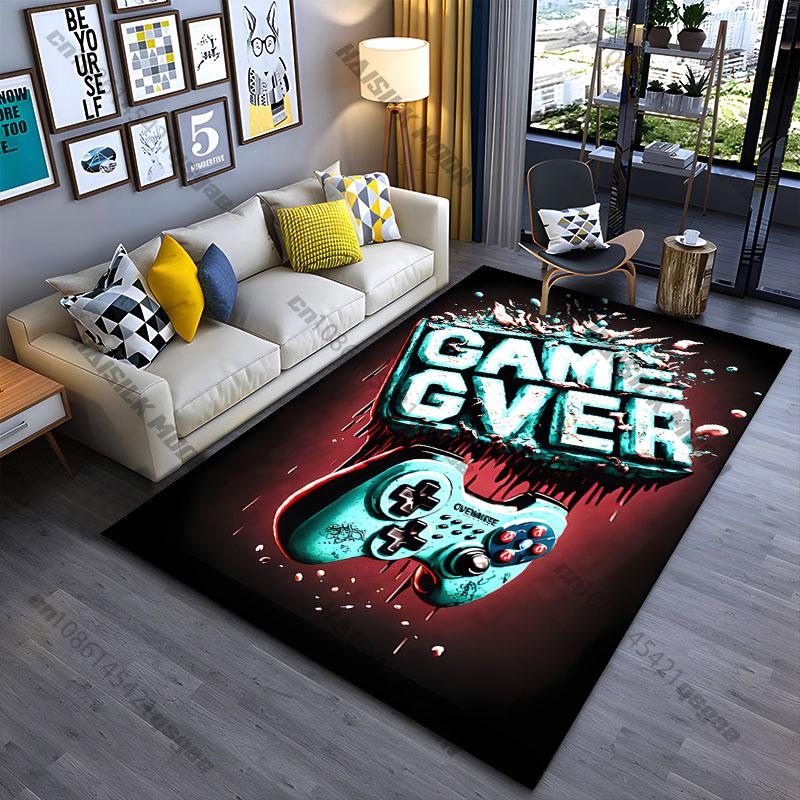 Gaming loss destruction visualized creativity carpet Yoga living room room decor children's crawling mat doormat area rug