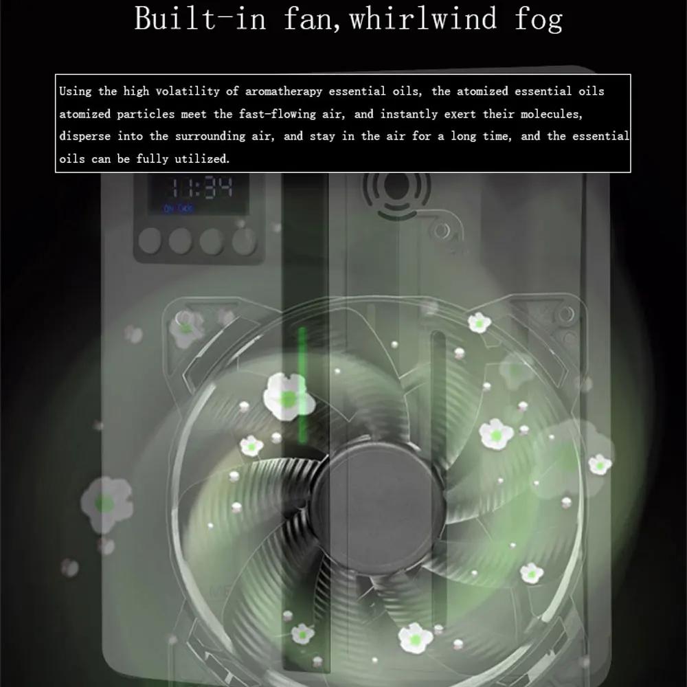 Scent Machine Aroma Diffuser Επίτοιχος Ξενοδοχείο 160ML Διαχυτήρας αρώματος με ανεμιστήρα μέσα για μεγάλη περιοχή Hotel Lobby Home Άρωμα