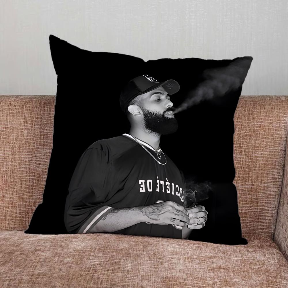 E-Eladio Carrion Sauce Boyz Pillow Case For Home Bedroom Car Office Decoration Living Room Sofa Cushion Cover Suitable