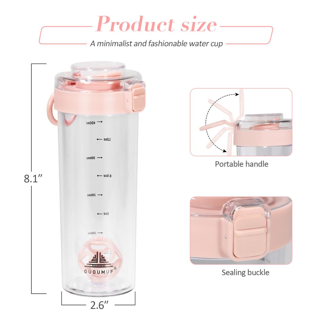 Hochwertige Sportwasserflaschen Proteinshaker Wasserflaschen Molkeproteinshaker Fitnessstudio Langlebiger graduierter Shaker Sport-Shake-Becher