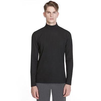 Tesla Turtleneck Sports Fleece Loose Fit Long Sleeve Compression Wear with Face Compression Heattech Running Sports Thermal Innerwear Men's