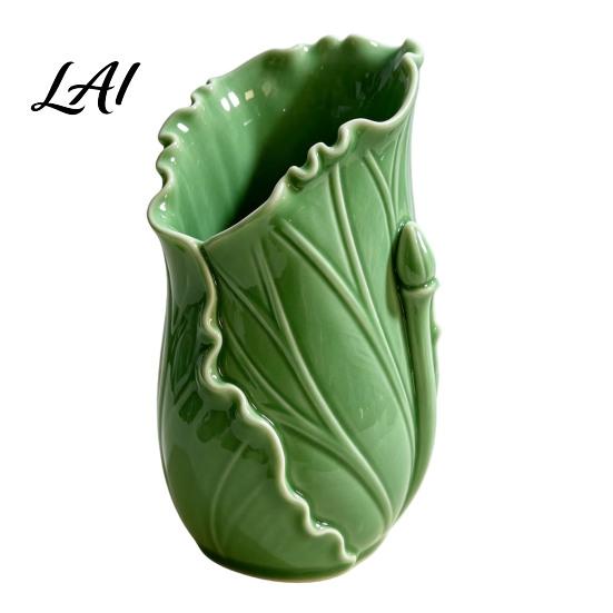 Unique Desk Organizer for Pens Lotus Leaf Pen Holder Decorative Pencil Modern Minimalist Desktop Office Supplies Makeup Brushes Stylish Holder