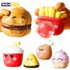 Søt Matserie Spytter Bobler Squishy Klemmeleker Angst Stresslindring Sensoriske Antistressleker For Voksne Barn Leker Gaver