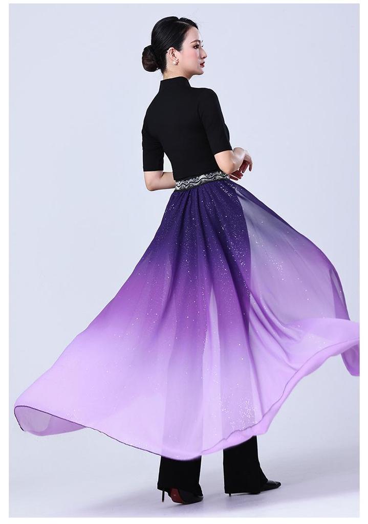Women's Slim-fit Stand-up Collar Qipao Dance Practice Set