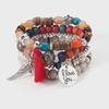 Bohemian Multi-Layer Bracelet with Hot-Selling Imitation Bodhi Beads