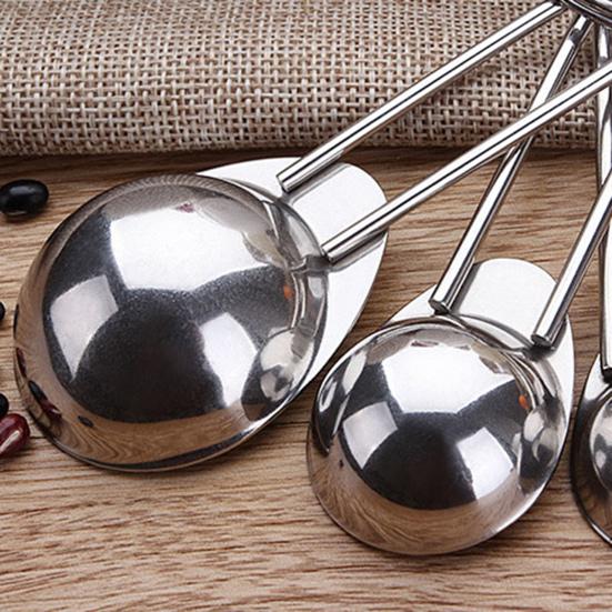 Yousheng 1 Set  Measure Scoop Accurate Widely Applied Reusable Engraved Marking Measuring Scoop for Ingredients