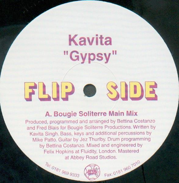 

12inch Record KAVITA - Gypsy FLIP005 Flipside 1999 UK Dance & Electronica Used