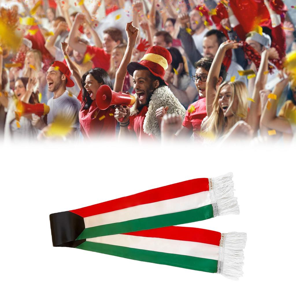 Buntes Fußballschal Weich und Langlebigkeit Schals Vielseitiger Sportschal für Spieltage und Freizeit-Outfits