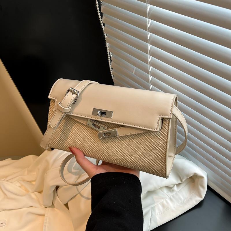 Simple Hand-carried Small Square Bag Women's 2025 Spring New Trend Versatile Shoulder Bag High-end Women's Bag