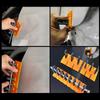 Auto Dellen Ausbeulwerkzeug Set Karosserie Lackfreies Klebe Reparaturwerkzeug 90° Biegbares Zuschneidbares Block-Kit Zubehör Motorrad Universal