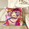 Anime NNo GGame NNo LLife Cushion Cover Pillow Case Antidustmite Pillowcase Silky Short Plush Sofa Cushion Cover Hot