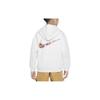 Nike Kids Logo Print Pocket Hoodie Kids Hoodies White FJ9701-121