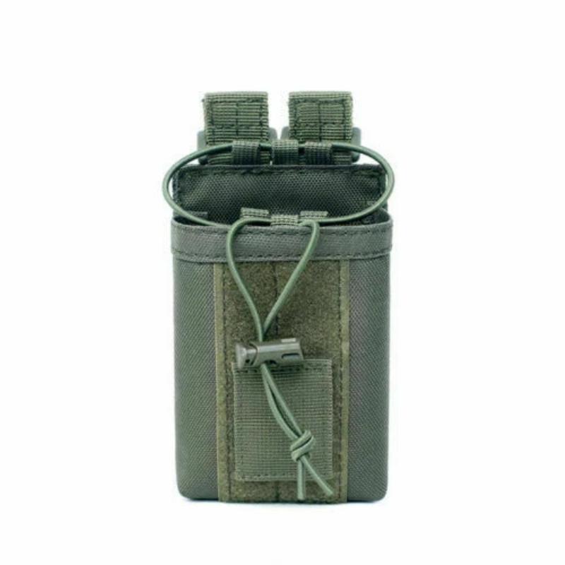 Walkie Talkie Pouch Portable Molle Radio Holder Holster Walkie Talkie Bag High Quality Universal Molle Pouch For Edc Use Hiking