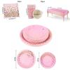 Delightful Pink And Gold Disposable Tableware To Enhance Your Party Atmosphere