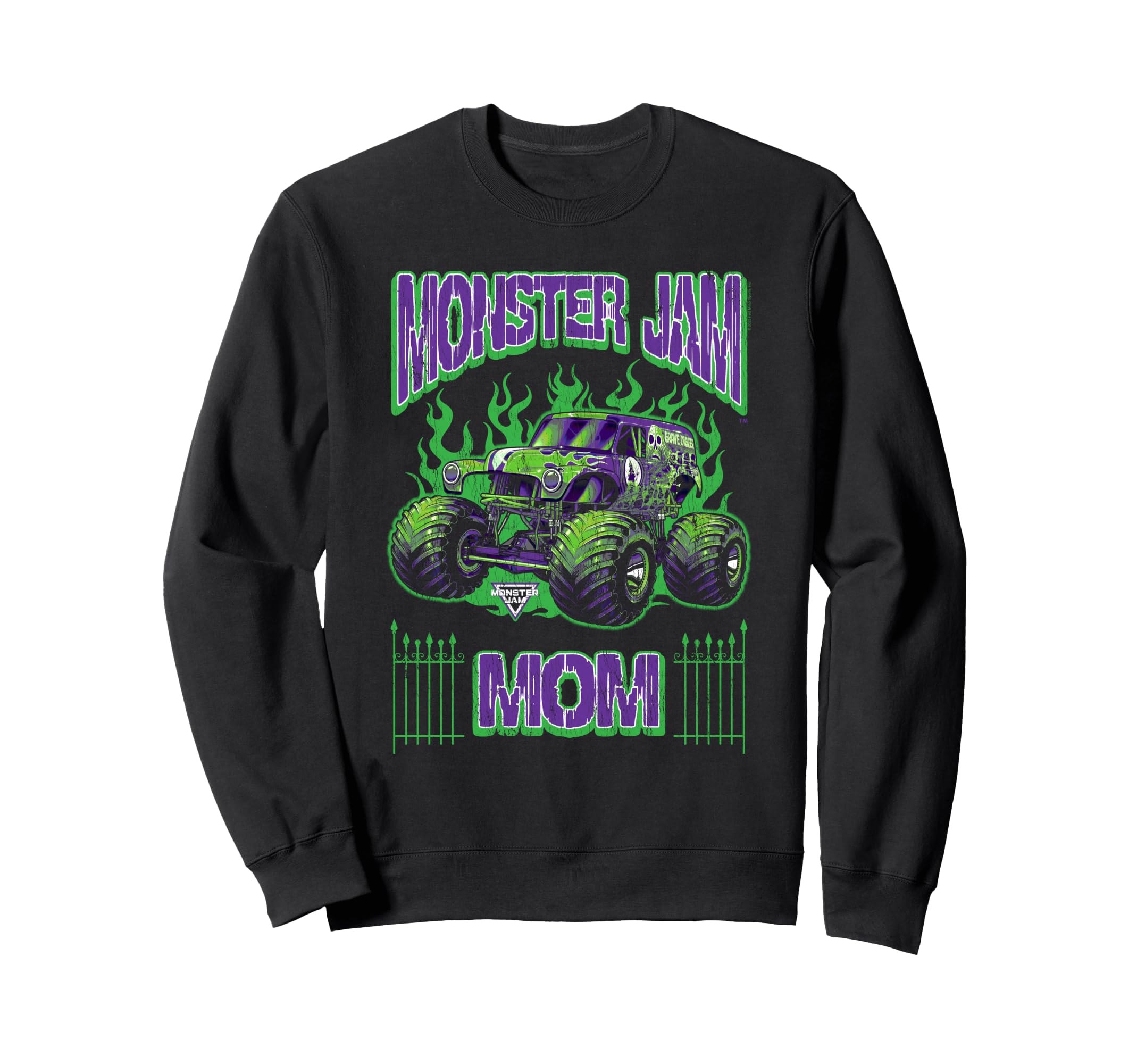 

Monster Jam Grave Digger Mom Family Motorsports Sweatshirt чёрный