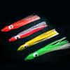 50Pcs Baits Soft Fishing Lures Squid Skirts 5-12cm Artificial Baits Glow Trolling Skirt Lures Saltwater Fishing Baits