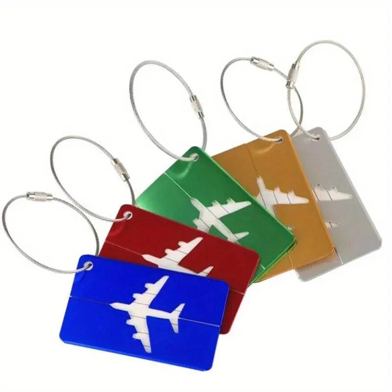 1-Piece New Design Luggage Tag - Cute Rubber & Aluminum ID Tag for Bags, Ideal Christmas Gift