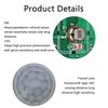 Motion Sensor Light Switch PIR In Wall Sensor Switch Occupancy Sensor Light Switch AC110-240V for Household