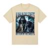 Alpha in den Straßen Kätzchen im Bett T-Shirt Lustige Werwolf Meme T-Shirts Unisex Damen Lässiger Komfort Baumwolle Übergroßes T-Shirt