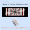 For Tesla Model 3 Y S X Car Door Welcome Light PLAID Time Space Tunnel Lights Door Step Ghost Light New Model Y Juniper 2025