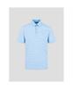 BEANPOLE GOLF Men'S Cooling Fine Stripe Short Sleeve T-Shirt - Sky Blue
