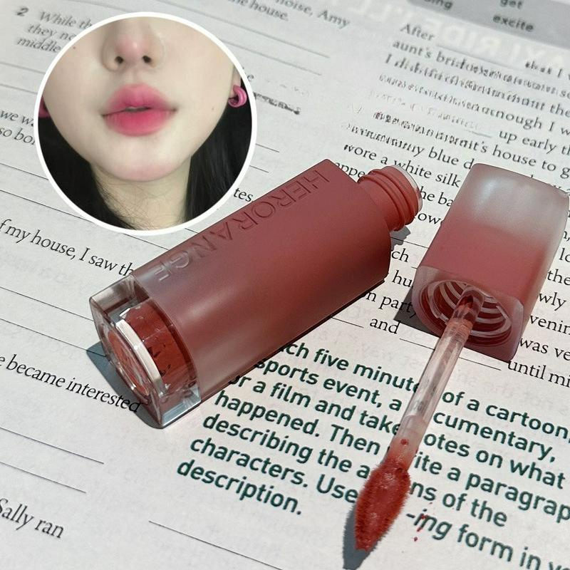 Matte lip glaze long-lasting and not easy to stick cup lip gloss for women makeup cosmetics