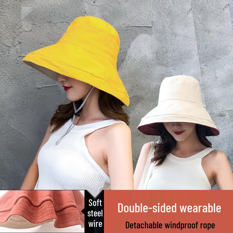 Встречайте SUNNY Реверсивная широкополая панама Adjustable