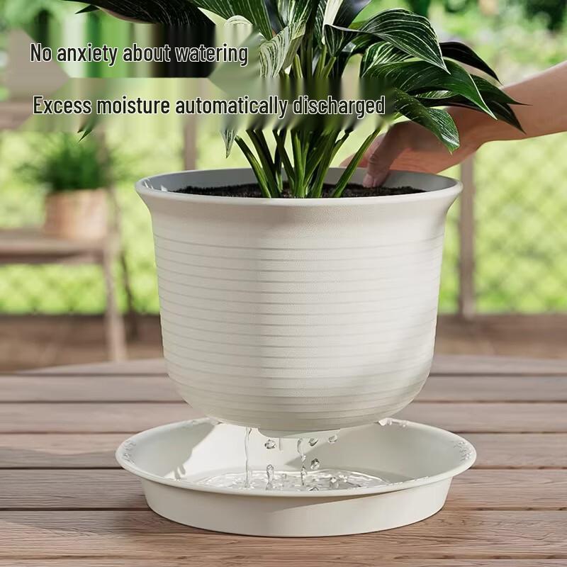 Dewodo Flower Pot Tray with Water Catcher Base