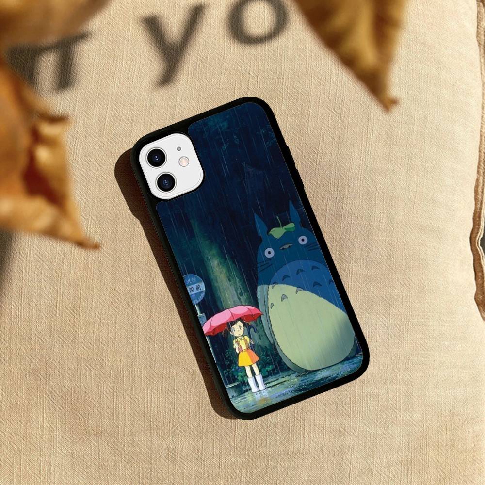 Cute T-Totoroes For iphone 17 Air 16 15 14 13 12 11 Pro Max TPU+PC Plus Shockproof Back Phone Cover