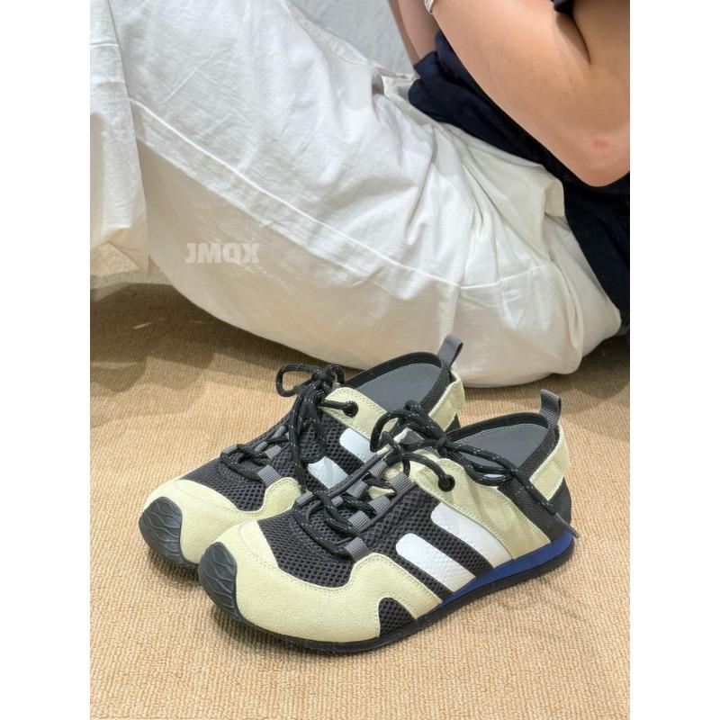 

New summer women s casual sports shoes flat-bottomed breathable ugly cute running shoes tide 35 жёлтый