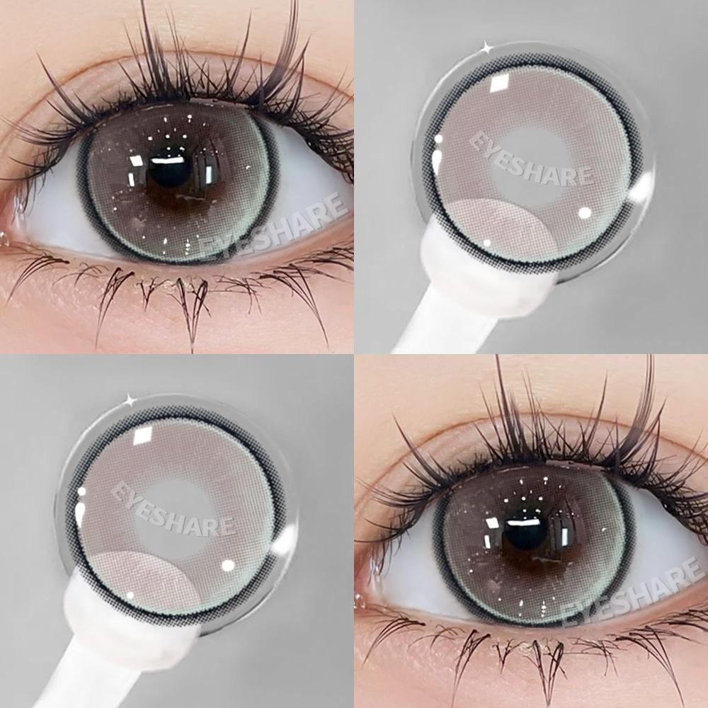 Eyeshare Contact Lenses For Eyes Doll Eye Bubble Soft Contact Lens Case Makeup Yearly Contacts