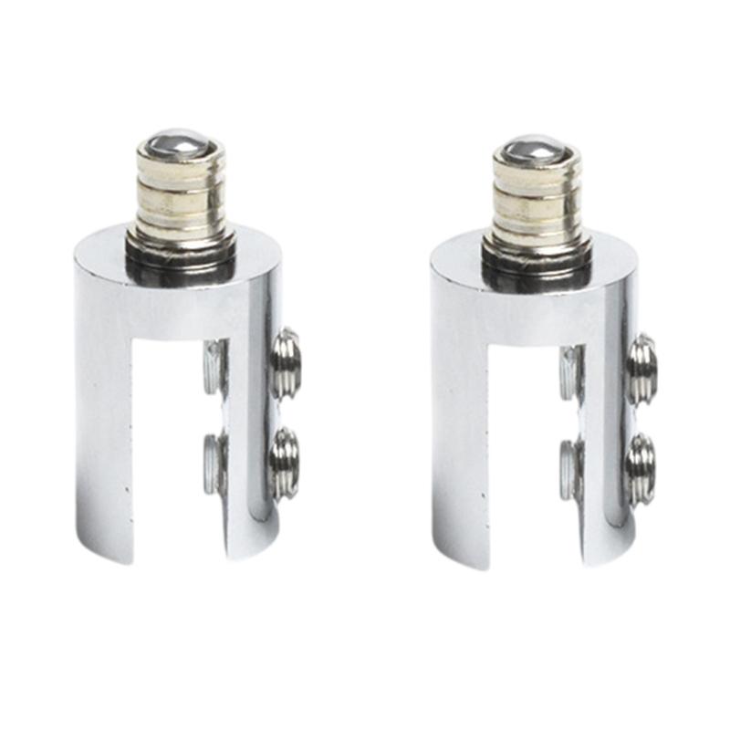 2pcs Cylindrical Designs Glass Hinges Accessory for Home and Commercial Use Smooth Operations and Sturdy Materials