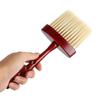 Barber Brush Neck Duster Wooden Long Handle Nylon Bristles Barber Brush Duster for Beauty Salon Hair Salon Home