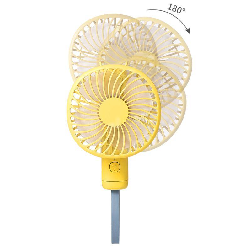 Handheld Cooling Fan Low Noise Fan for Bedroom Outdoor Camping Travel