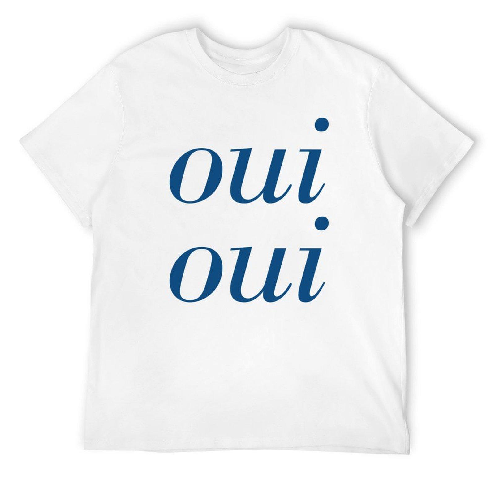 Oui Oui TShirt customs cheap stuff tops for a boy Unisexs big and tall t shirts S