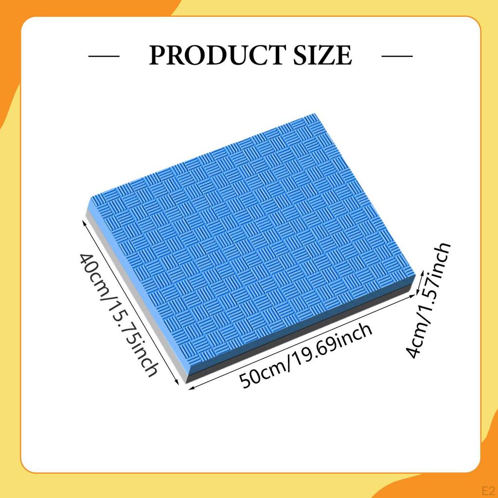Balance Pad Cushion Mat Lightweight Anti Slip Reusable Foam Knee for Pilates Home