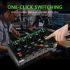 4 Input Auditory Controller Precise Volumes Adjustment Seamlessly Connection For Live Streaming Recording