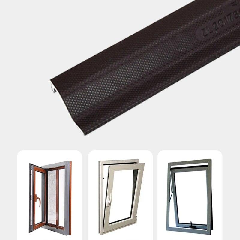 1 Piece Plastic Steel Aluminum Alloy Casement Window Self-Adhesive Sealing Strip Sound Proofing Windows Aluminum Doors Handwork