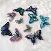 Fabric Butterflies Butterfly Appliques Blue Embroidery Patches for Clothing Butterfly  Cloth