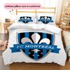 CF Montreal Pattern Bedding Home Decoration Birthday Gift (1 * Duvet Cover + 2 * Pillowcase, Without Core)
