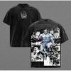 Abgenutztes Baumwoll-Streetwear-Shirt, Conquest Invincible Staffel 4 Grafik Vintage