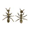 Miniature Simulation Insect Desk Ornament Table Tea Pets Antique Copper Crafts Home Decors Brass Ant Figurines