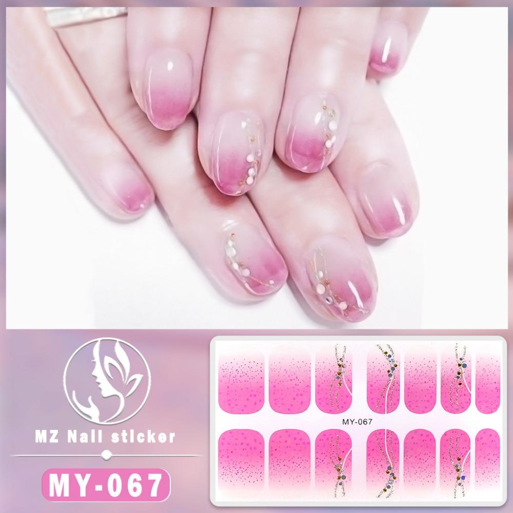 New Year's New Three-dimensional Waterproof No-bake Gel Nail Polish Film Full Sticker Ins Wind Nail Film Paper Nail Film