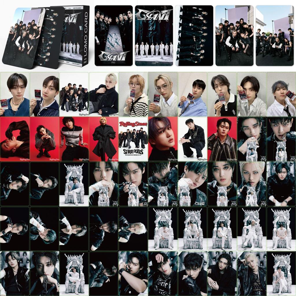 55Pcs Stray Kids Skzoo Photocards Idol Lomo Collection Cards Felix Merchandise For Japan Album Fans Collectible GIft GIANT 2nd Kid Friendly