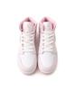 DQ8423-600 Nike GS Air Jordan 1 Mid Pearl Pink White Medium Soft Pink