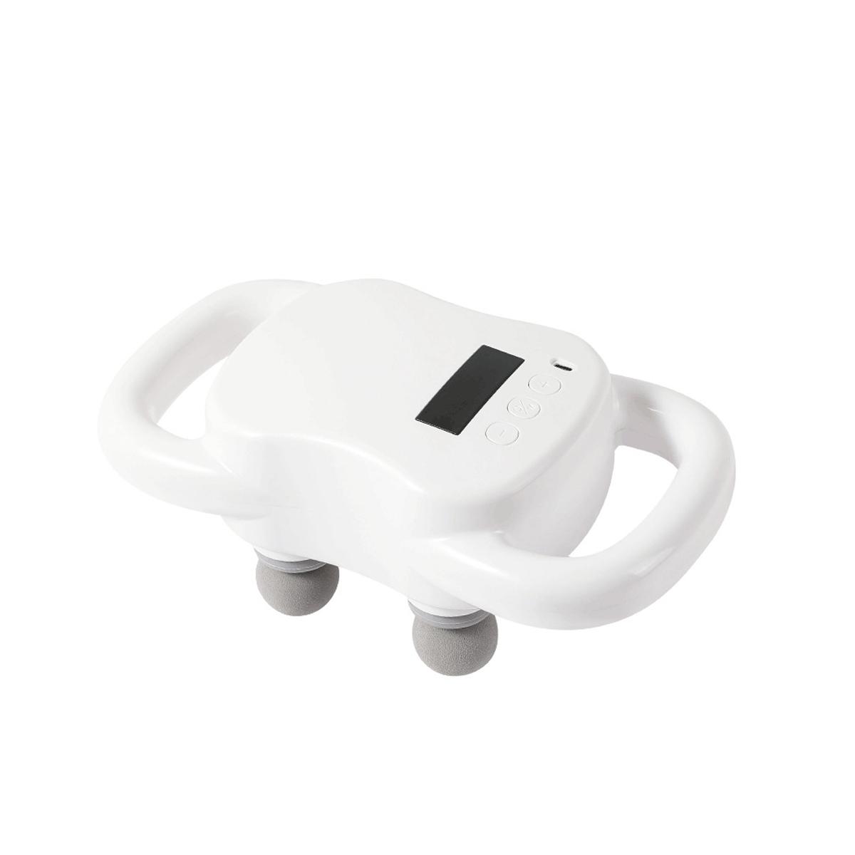 

Четырехголовочный фасциальный пистолет для мышц высокой мощности, талии, мужского и женского тела, облегчение шейного отдела позвоночника, поясницы, массажер SKU02104 белый