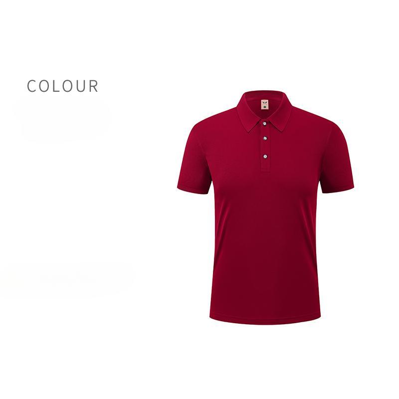 2024Sommer kurzarm polo-shirts für männer und frauen, einfache business casual einfarbig revers POLO atmungsaktiv und vielseitig