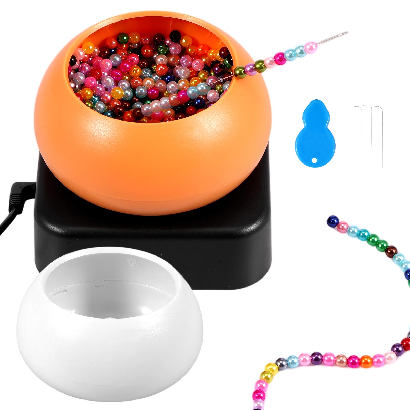 

Electric Bead Spinner USB Beading Bowl Spinner Kit Adjustable Speed Electric Spin Bead Loader For Making Waist Beads Bracelets