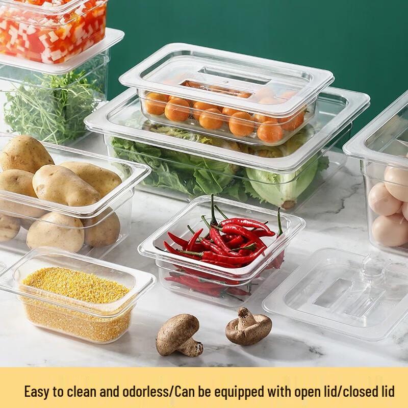 Acrylic Transparent Food Display Pans