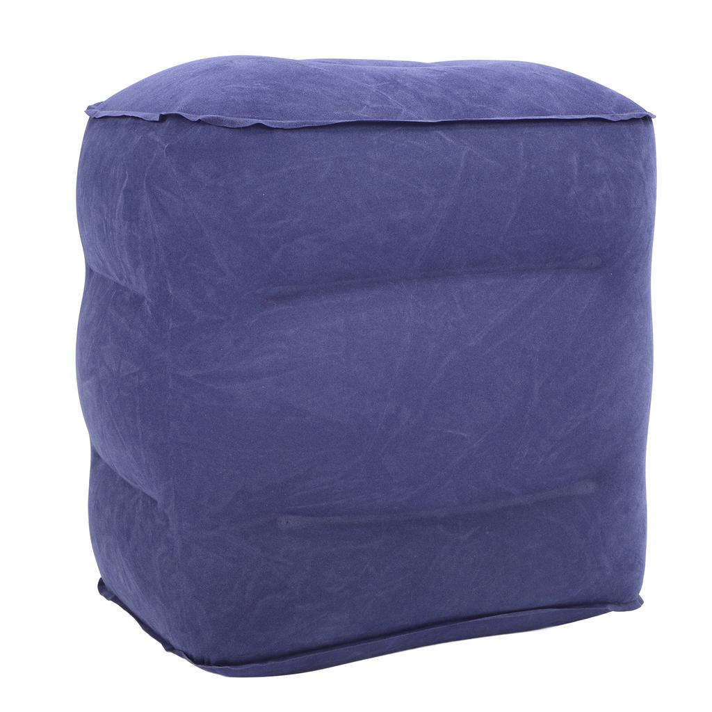 Inflatable Foot Rest Comfortable Ergonomic Portable Travel Foot Leg Rest Pillow for Airplane Car